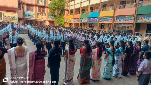 Special Blessings Day: Principal and teachers blessed the students of Grade 10.